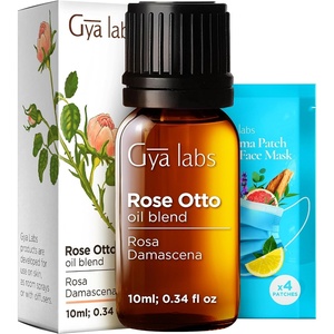 100% Pure Agarwood Essential Oil for Skin & Diffuser – 0.34 Fl Oz(Rose Otto)