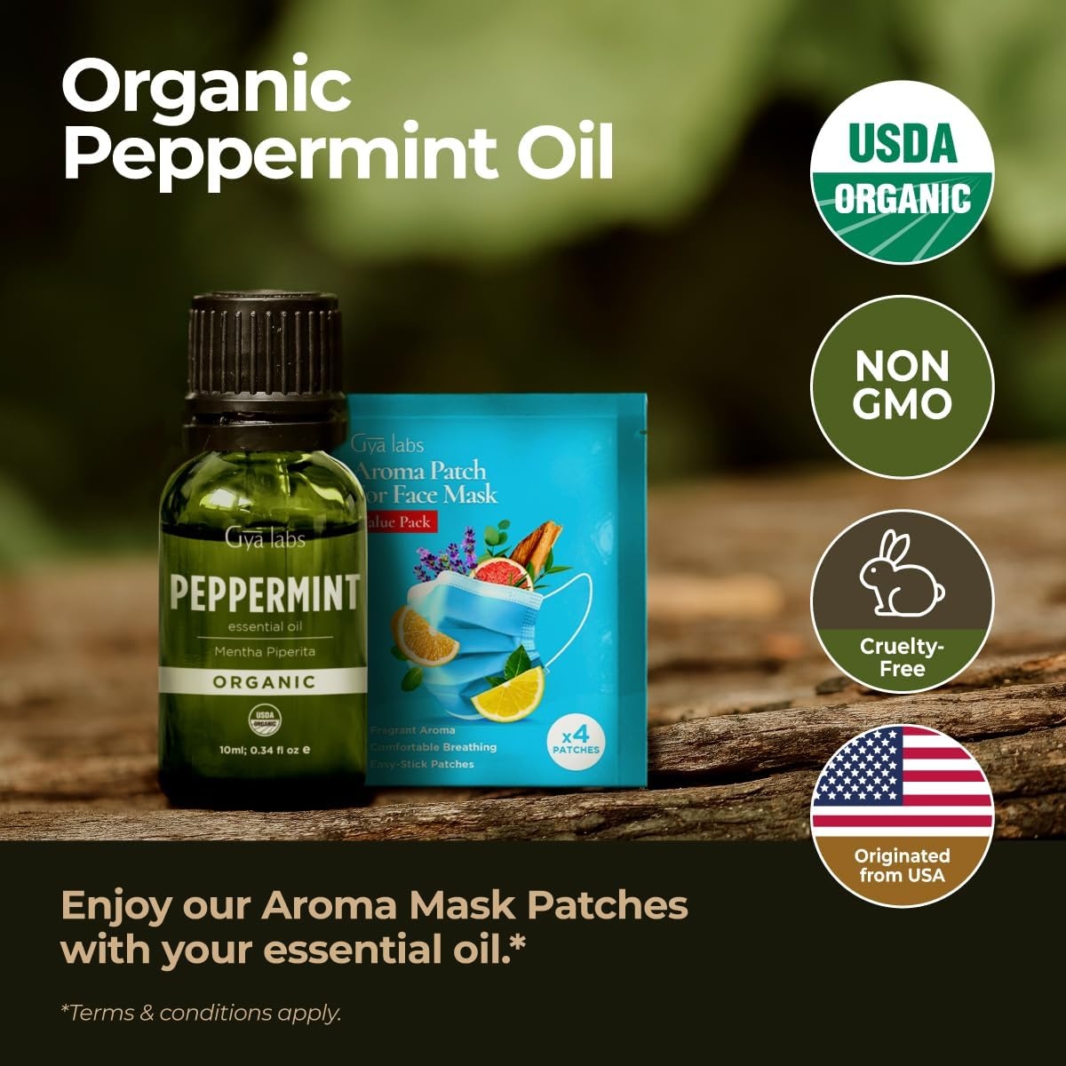 image:imageOrganic Bay Laurel Leaf Essential Oil 034 Fl Oz for Skin and HairPeppermint