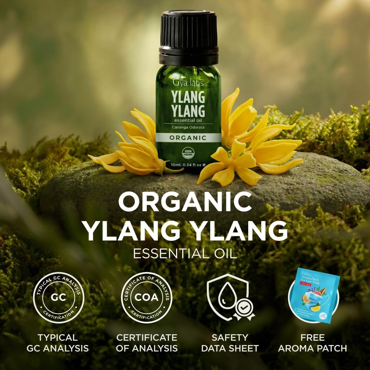 image:imageOrganic Bay Laurel Leaf Essential Oil 034 Fl Oz for Skin and HairYlang Ylang