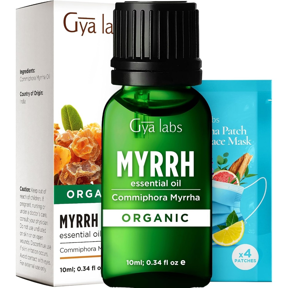 image:imageOrganic Bay Laurel Leaf Essential Oil 034 Fl Oz for Skin and HairMyrrh