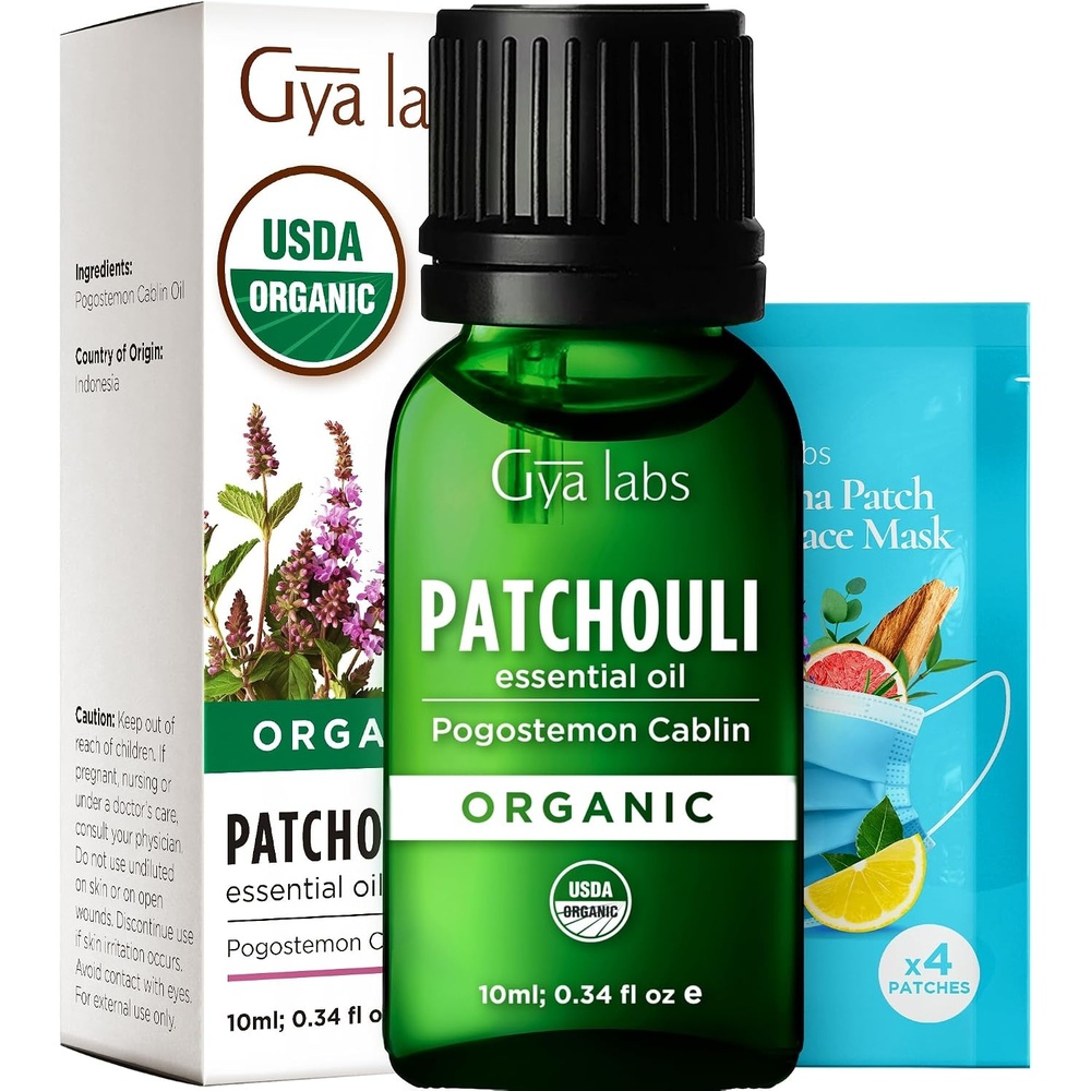 image:imageOrganic Bay Laurel Leaf Essential Oil 034 Fl Oz for Skin and HairPatchouli