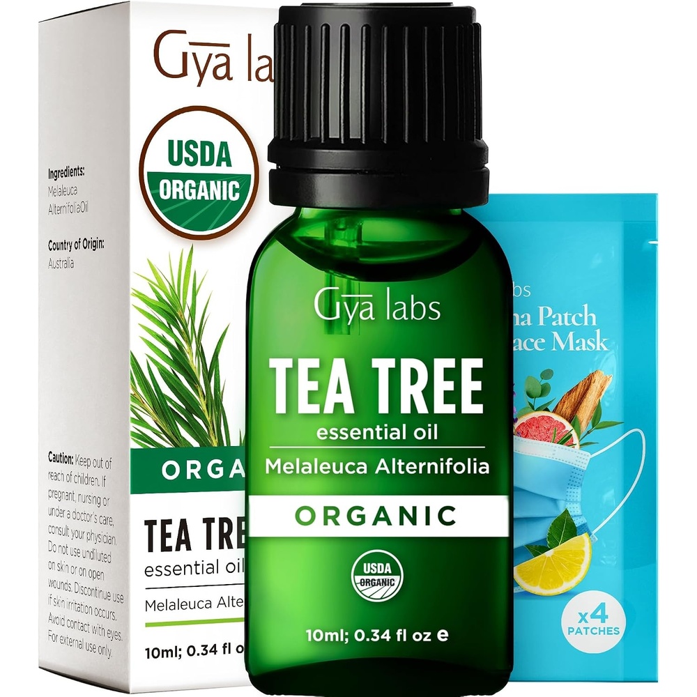 image:imageOrganic Bay Laurel Leaf Essential Oil 034 Fl Oz for Skin and HairTea Tree