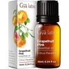 Grapefruit Essential Oil for Diffuser & Lemon Essential Oil for Diffuser Set – Aromatherapy Grade Essential Oils Set – 2x10ml – Gya Labs