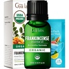 Organic Bay Laurel Leaf Essential Oil 0.34 Fl Oz – for Skin and Hair(Frankincense)