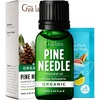 Organic Bay Laurel Leaf Essential Oil 0.34 Fl Oz – for Skin and Hair(Pine Needle)