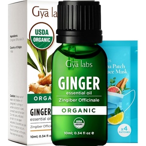 Organic Bay Laurel Leaf Essential Oil 0.34 Fl Oz – for Skin and Hair(Ginger)
