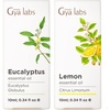 Eucalyptus Essential Oil & Lemon Essential Oil for Diffuser Set – Aromatherapy Grade Essential Oils Set – 2×0.34 fl oz – Gya Labs