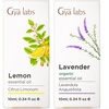 Lemon Essential Oil for Diffuser & Organic Lavender Oil Essential Oil for Diffuser Set- Aromatherapy Grade Essential Oils Set – 2×0.34 fl oz – Gya Labs