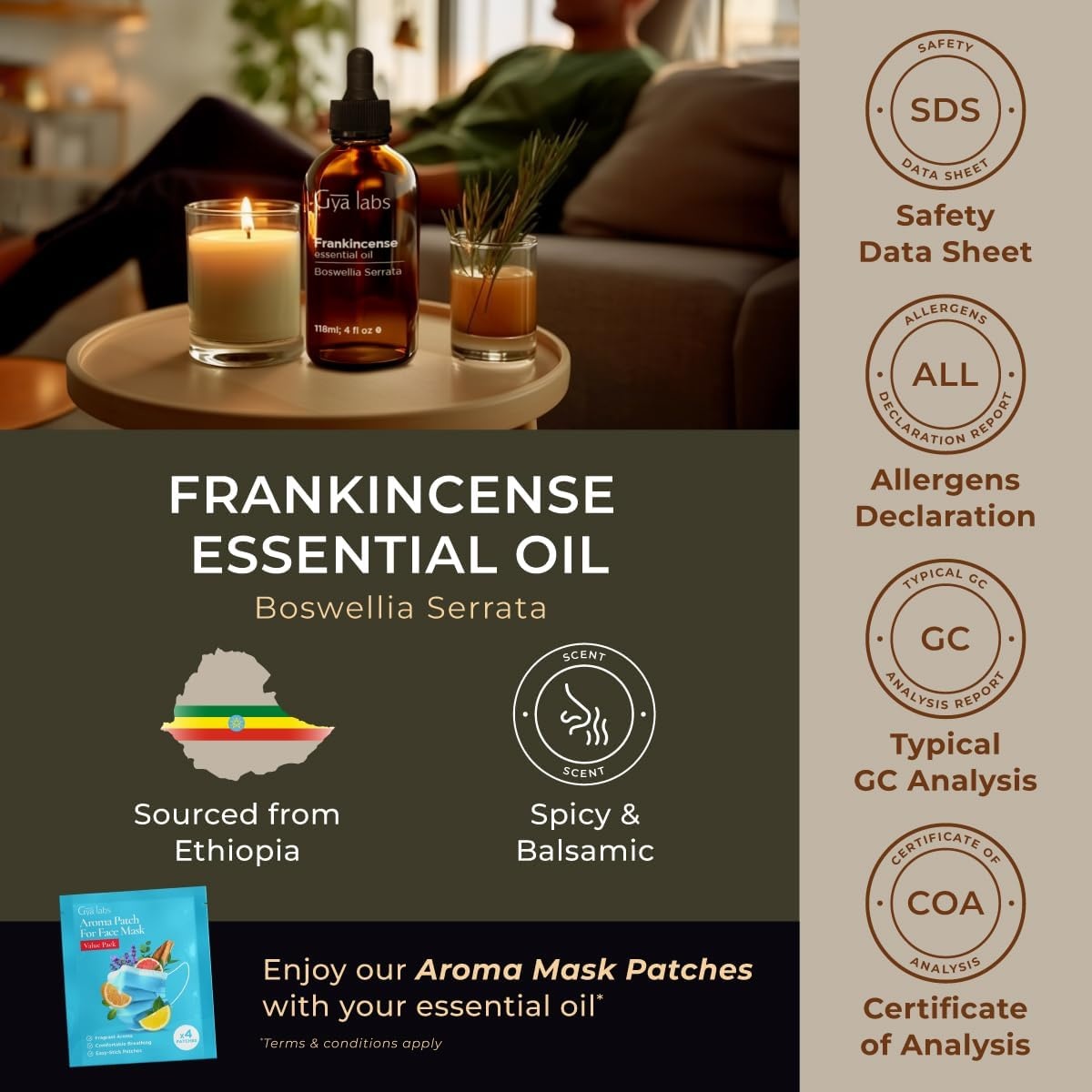 image:imageFrankincense Essential Oil for Skin Hair amp Diffuser 4 Fl Oz