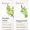 Frankincense Oil for Skin & Peppermint Oil for Hair Set – Aromatherapy Grade Essential Oils Set – 2×0.34 fl oz – Gya Labs