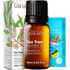 Manuka Essential Oil for Nail & Tea Tree Oil for Skin Set – Aromatherapy Grade Essential Oils Set – 2x10ml – Gya Labs