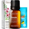 Manuka Essential Oil for Nail & Tea Tree Oil for Skin Set – Aromatherapy Grade Essential Oils Set – 2x10ml – Gya Labs