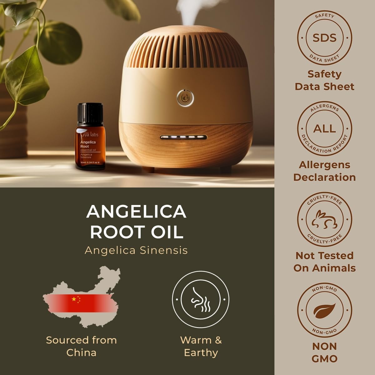 image:imageAgarwood Essential Oil for Skin Hair amp Diffuser 034 Fl OzAngelica