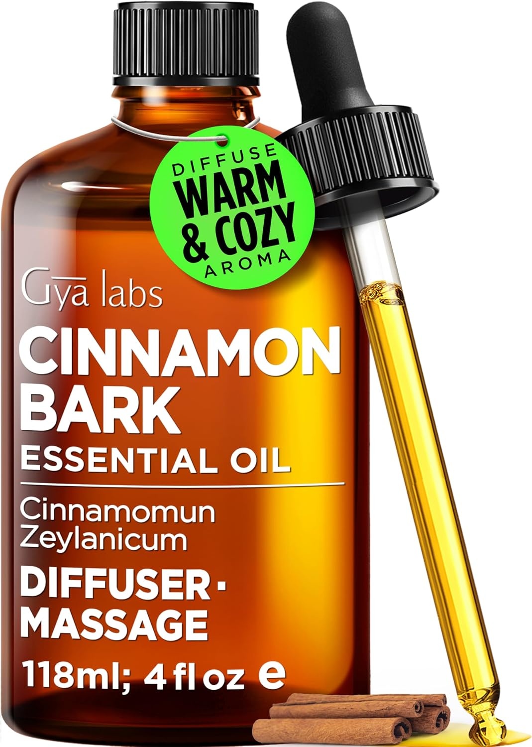 image:imageAgarwood Essential Oil for Skin Hair amp Diffuser 034 Fl OzCinnamon