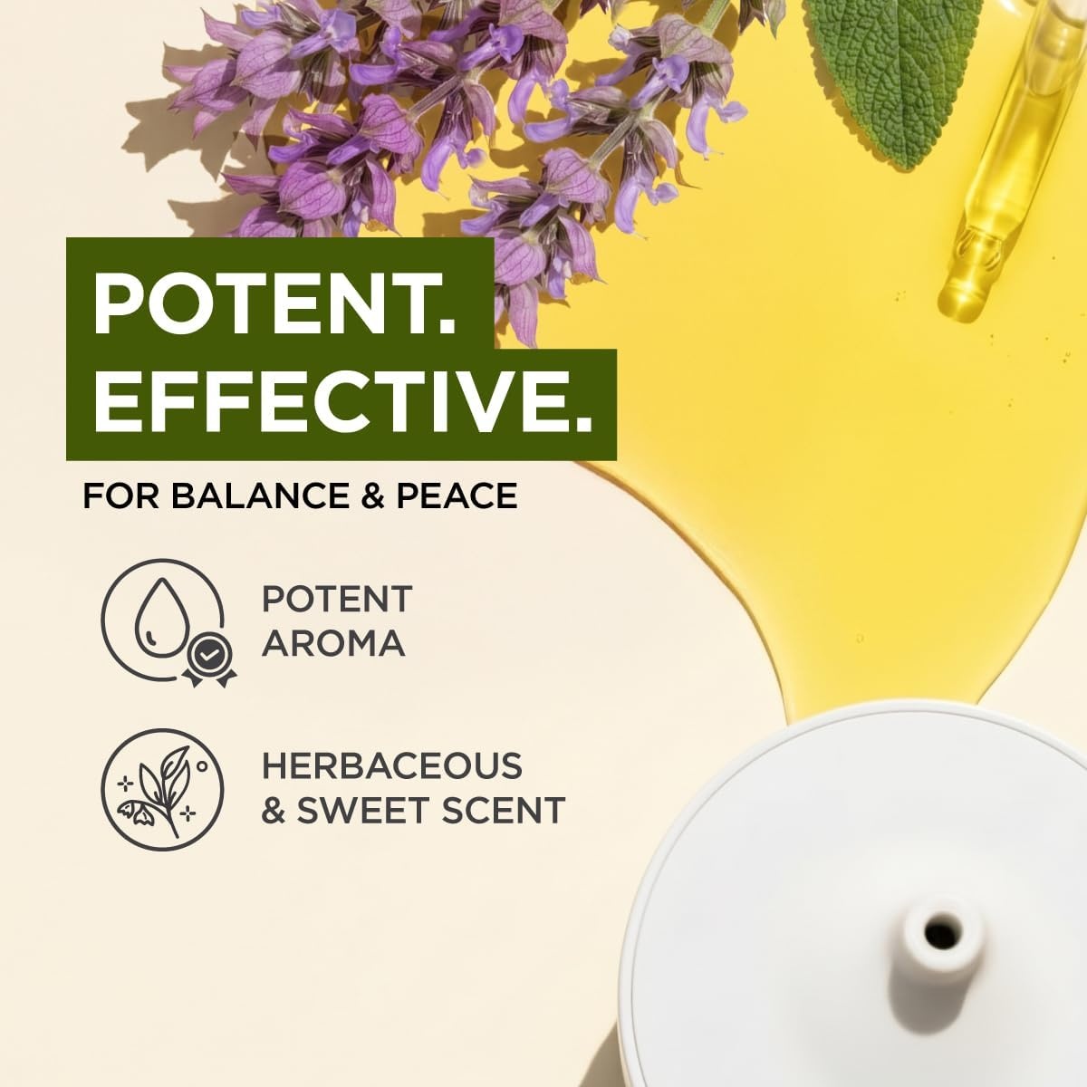 image:imageAgarwood Essential Oil for Skin Hair amp Diffuser 034 Fl OzClary Sage
