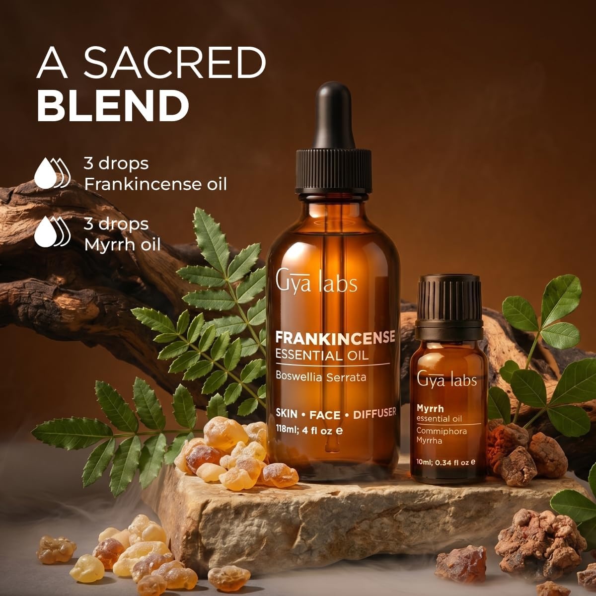 image:imageAgarwood Essential Oil for Skin Hair amp Diffuser 034 Fl OzFrankincense