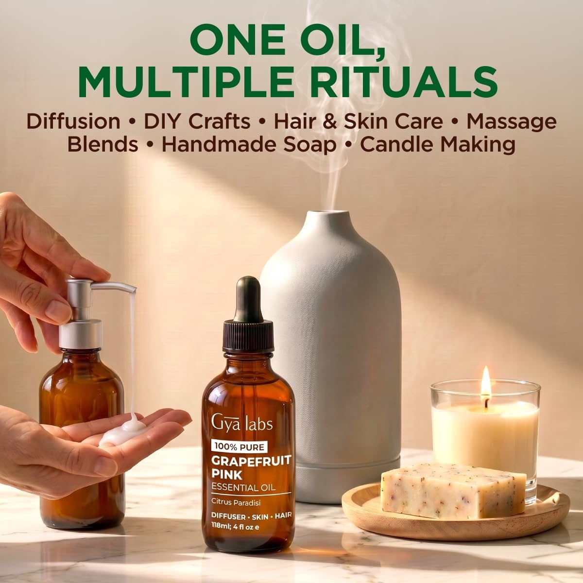 image:imageAgarwood Essential Oil for Skin Hair amp Diffuser 034 Fl OzGrapefruit