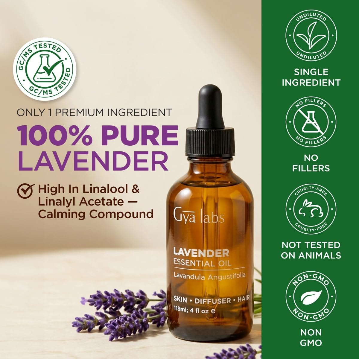 image:imageAgarwood Essential Oil for Skin Hair amp Diffuser 034 Fl OzLavender