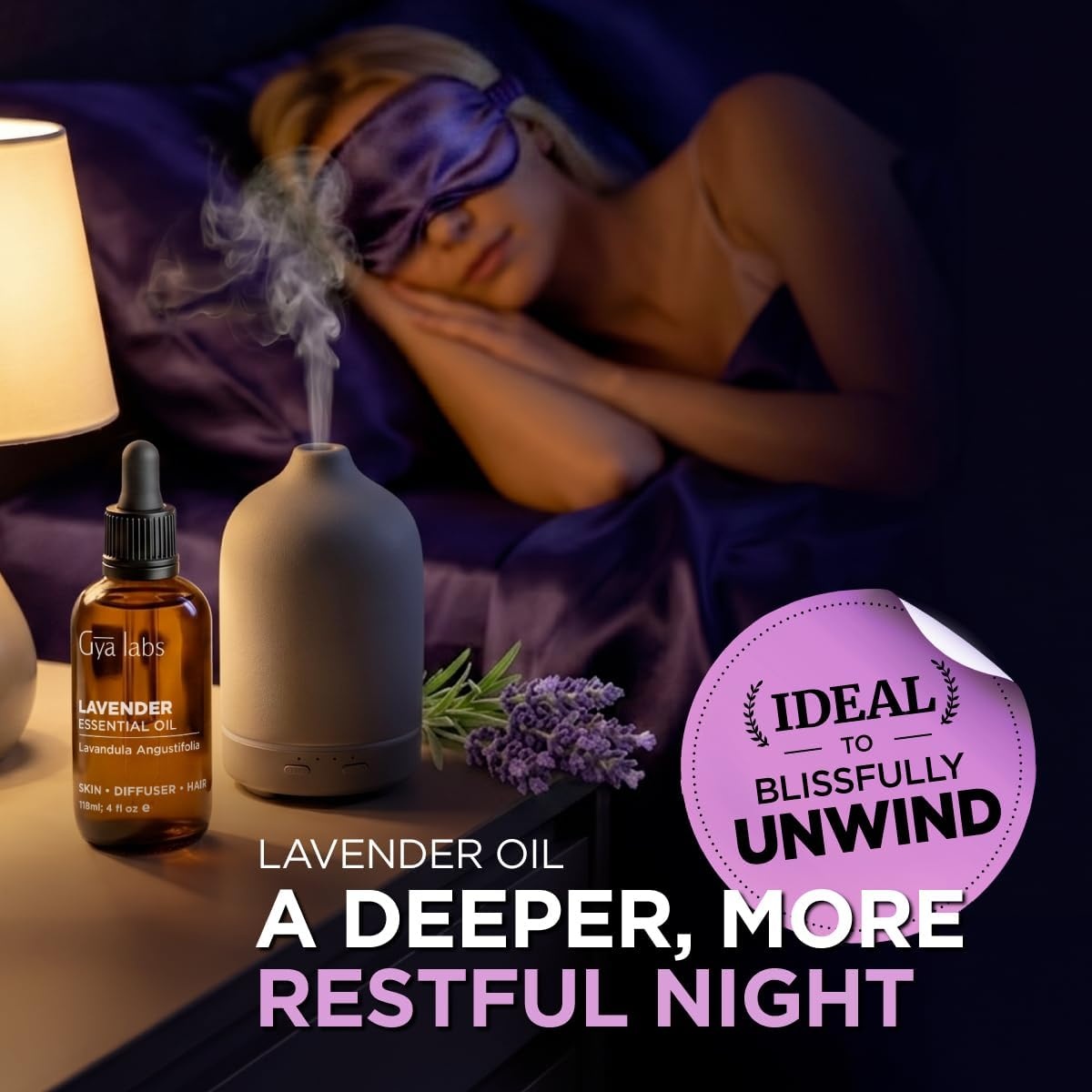 image:imageAgarwood Essential Oil for Skin Hair amp Diffuser 034 Fl OzLavender