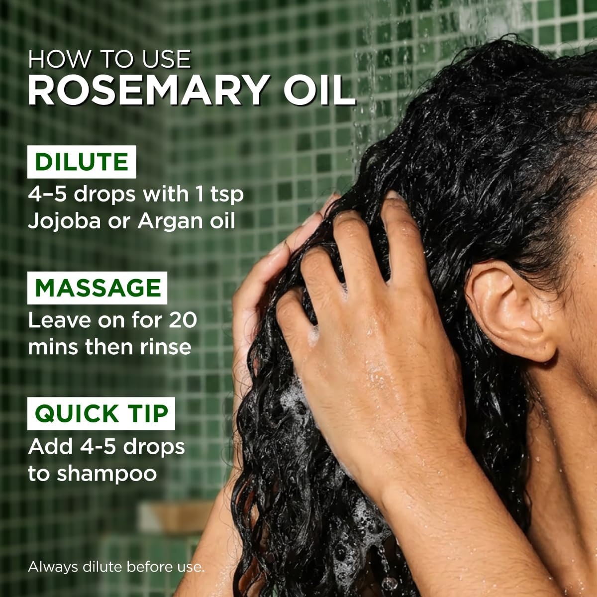 image:imageAgarwood Essential Oil for Skin Hair amp Diffuser 034 Fl OzRosemary