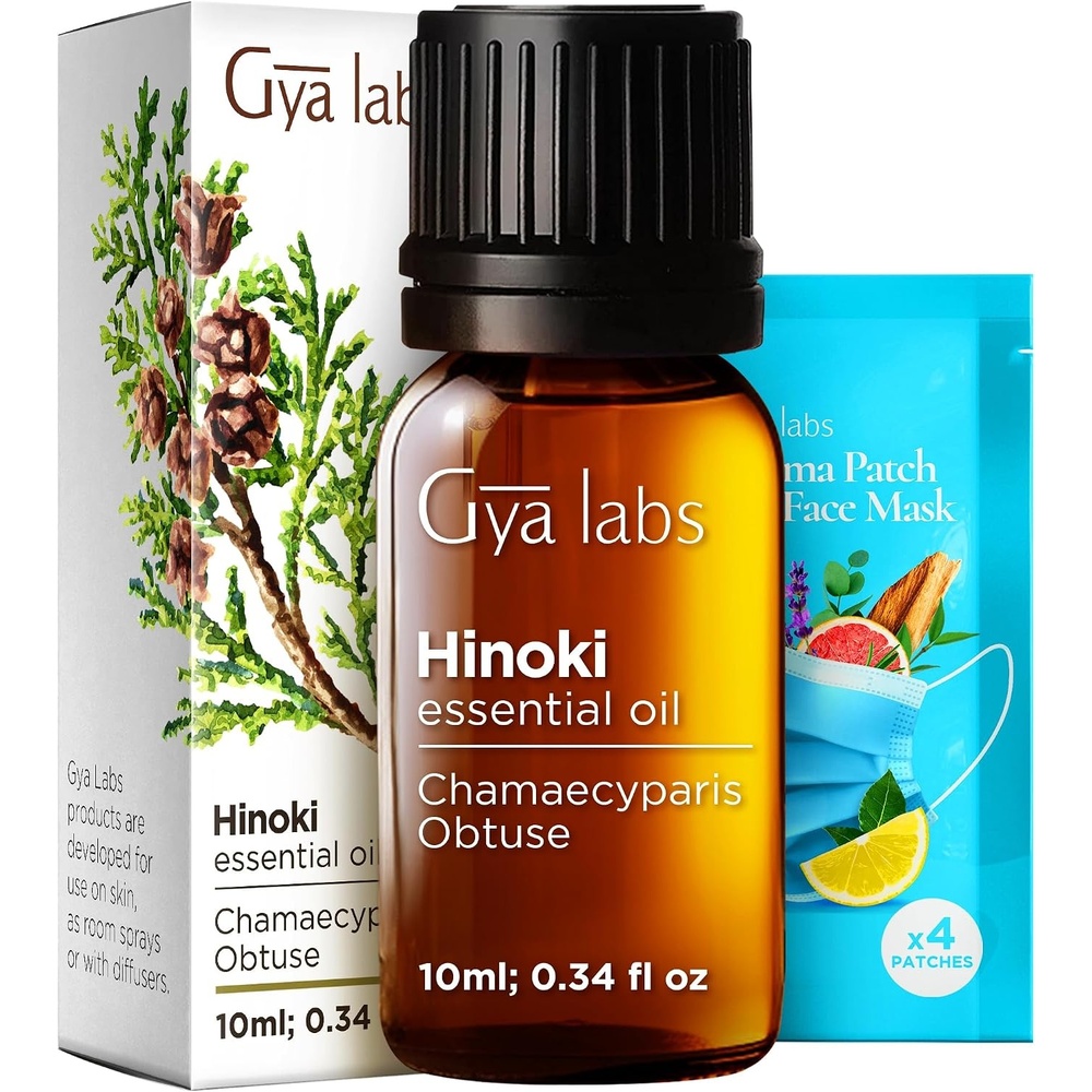 image:imageAgarwood Essential Oil for Skin Hair amp Diffuser 034 Fl OzHinoki
