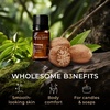 Agarwood Essential Oil for Skin, Hair & Diffuser – 0.34 Fl Oz(Nutmeg)