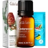 Agarwood Essential Oil for Skin, Hair & Diffuser – 0.34 Fl Oz(Cedarwood)