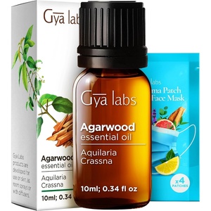 Agarwood Essential Oil for Skin, Hair & Diffuser – 0.34 Fl Oz(Agarwood)