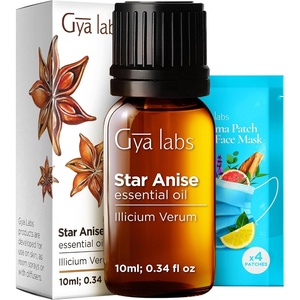 Agarwood Essential Oil for Skin, Hair & Diffuser – 0.34 Fl Oz(Star Anise)