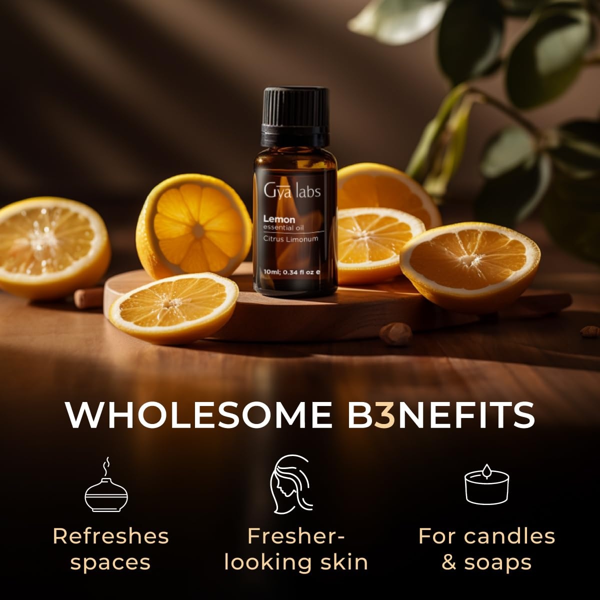 image:imageOrange Essential Oil for Diffuser amp Lemon Essential Oil for Diffuser Set Aromatherapy Grade Essential Oils Set 2x034 fl oz Gya Labs
